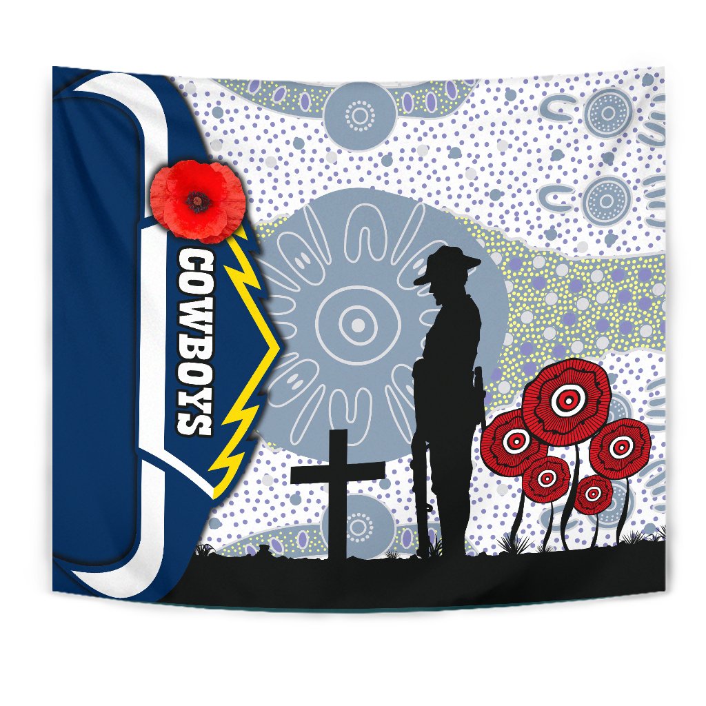 Cowboys Tapestry Aboriginal ANZAC Day - Vibe Hoodie Shop