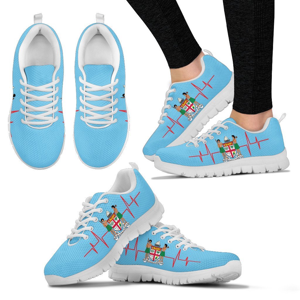 Fiji Sneakers - Fiji heartbeat Shoes - Vibe Hoodie Shop