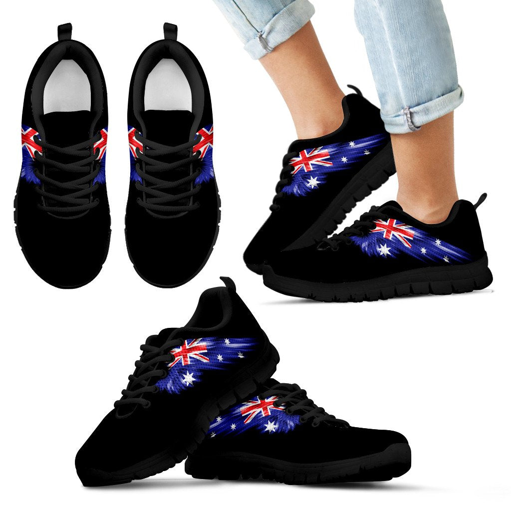 Australia Sneakers - Flag Wings Shoes Simple Design Unisex - Vibe Hoodie Shop