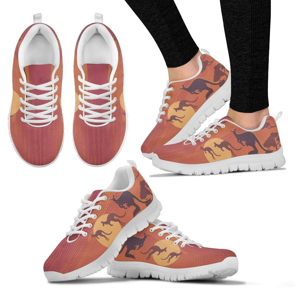 Sneakers - Kangaroo Shoes Sunset - Unisex - Vibe Hoodie Shop