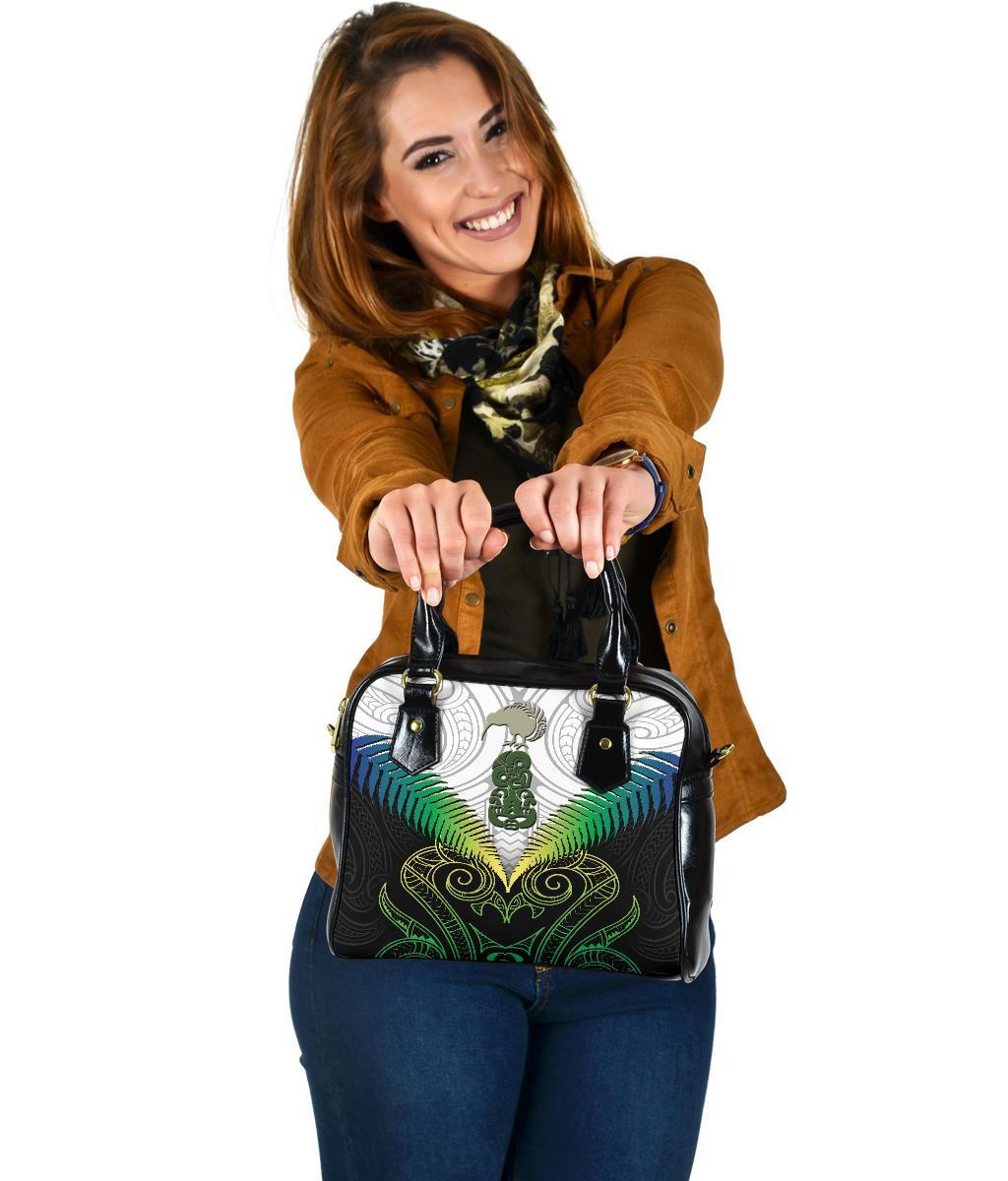 Maori Manaia New Zealand Shoulder Handbag Rasta - Vibe Hoodie Shop