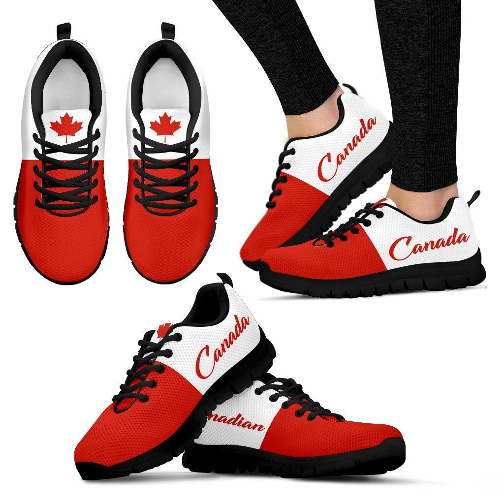 Canada Maple Leaf Sneakers - Vibe Hoodie Shop