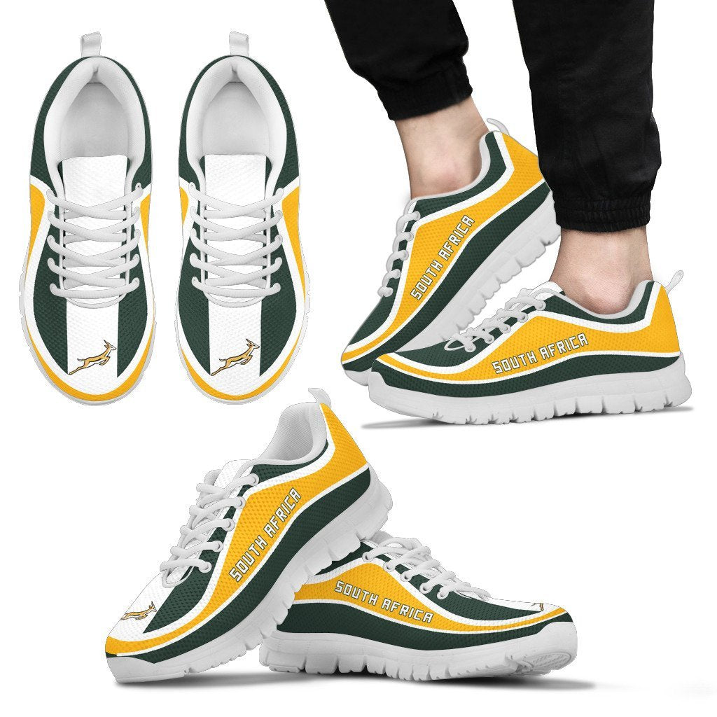 South Africa Flag Sneakers Sport - Vibe Hoodie Shop