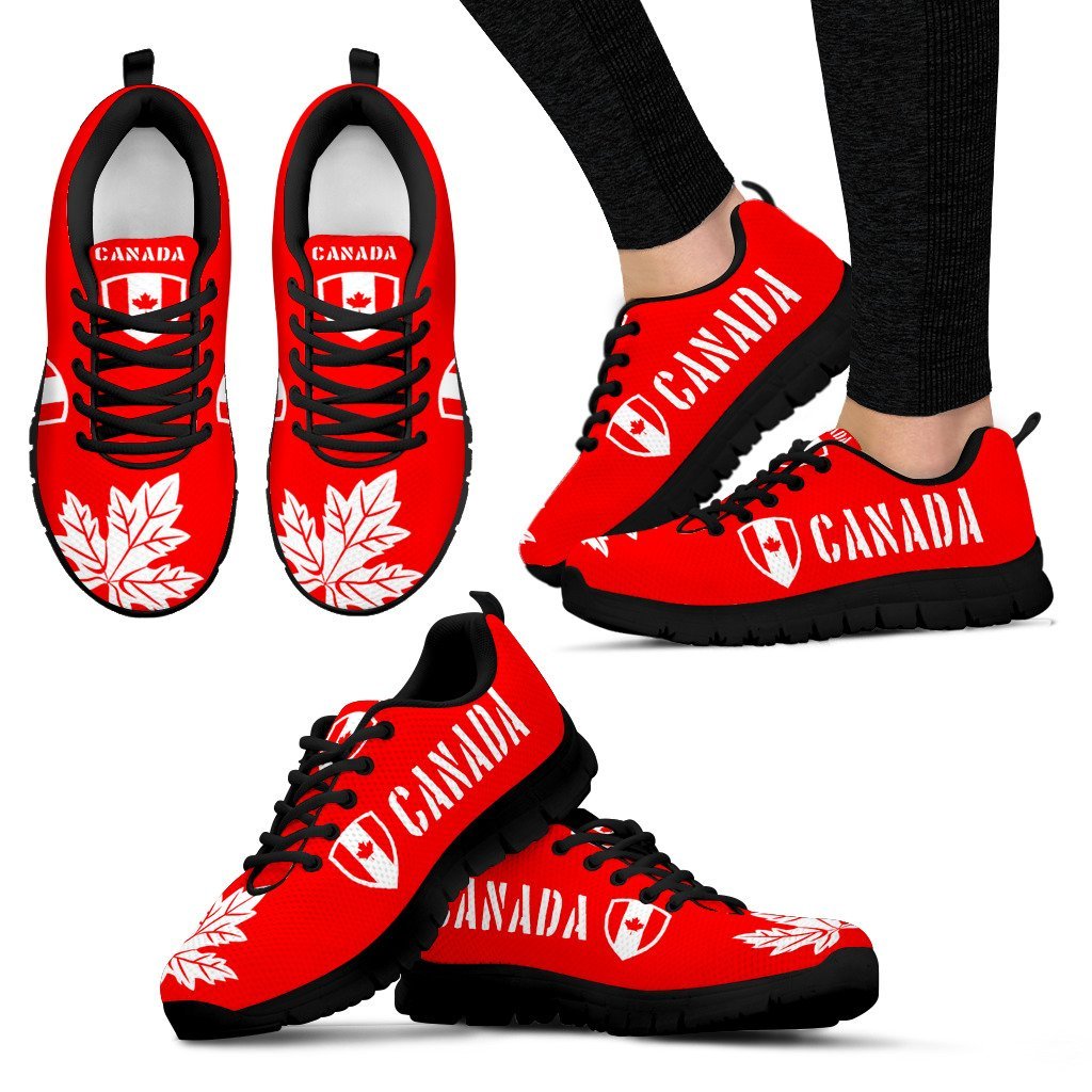 Canada Sneakers - Canada Flag Sneakers - Vibe Hoodie Shop