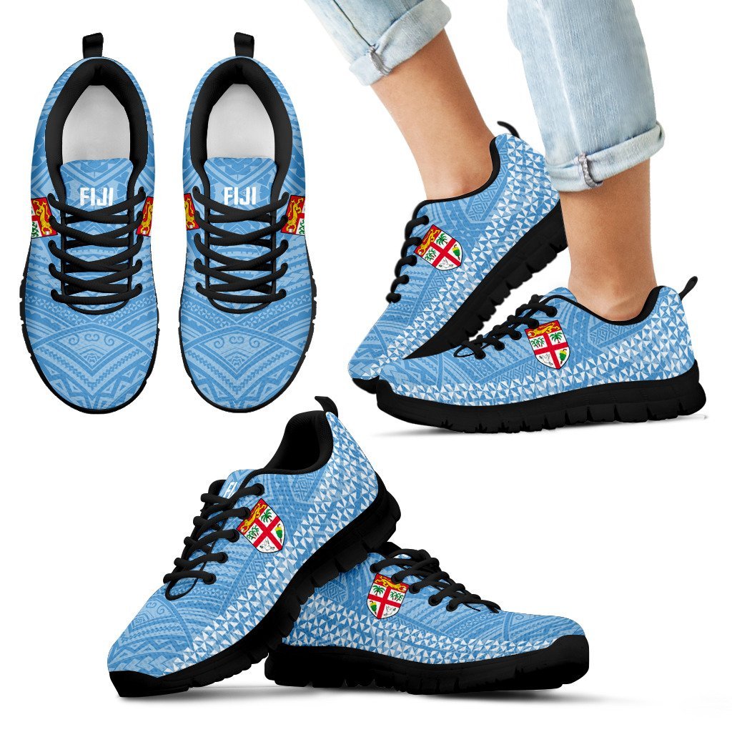 Fiji Polynesian Tribal Sneakers 01 - Vibe Hoodie Shop