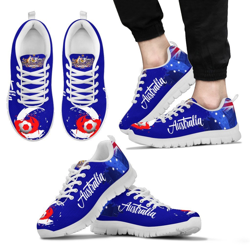 Sneakers - World Cup Shoes Australian Coat Of Arms - Unsiex - Vibe Hoodie Shop