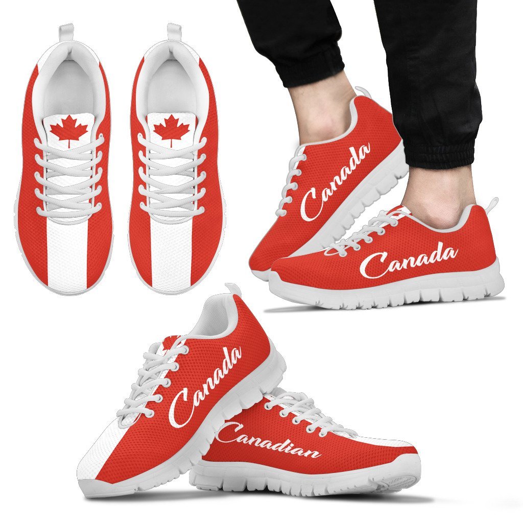 Canada Flag Sneakers - Vibe Hoodie Shop