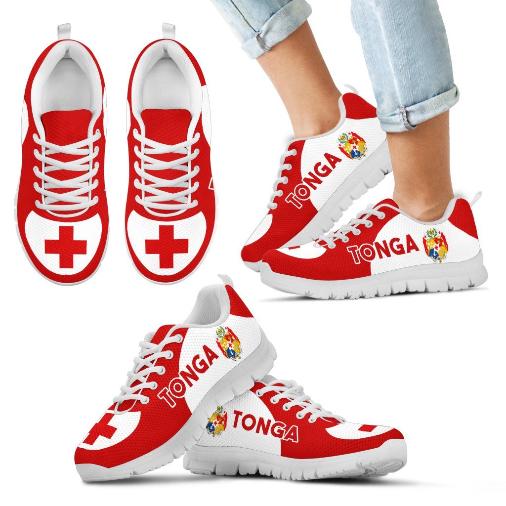 Tonga Sneakers Flag Color Sport Version - Vibe Hoodie Shop