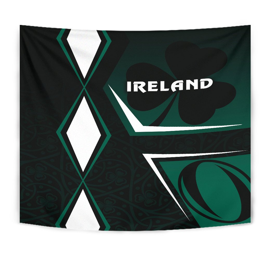 Irish Rugby Tapestry Celtic Shamrock Vibes - Vibe Hoodie Shop