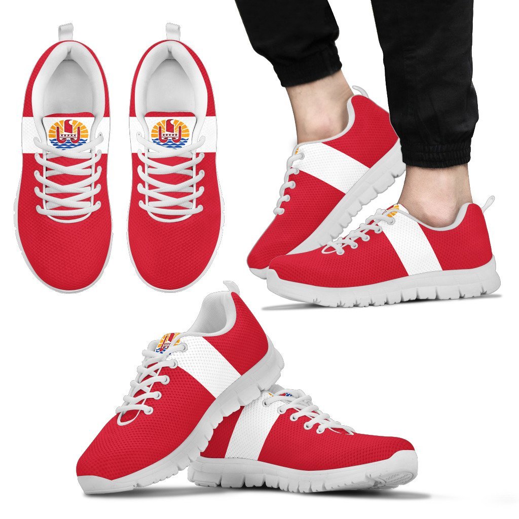 French Polynesia Flag Sneakers - Vibe Hoodie Shop