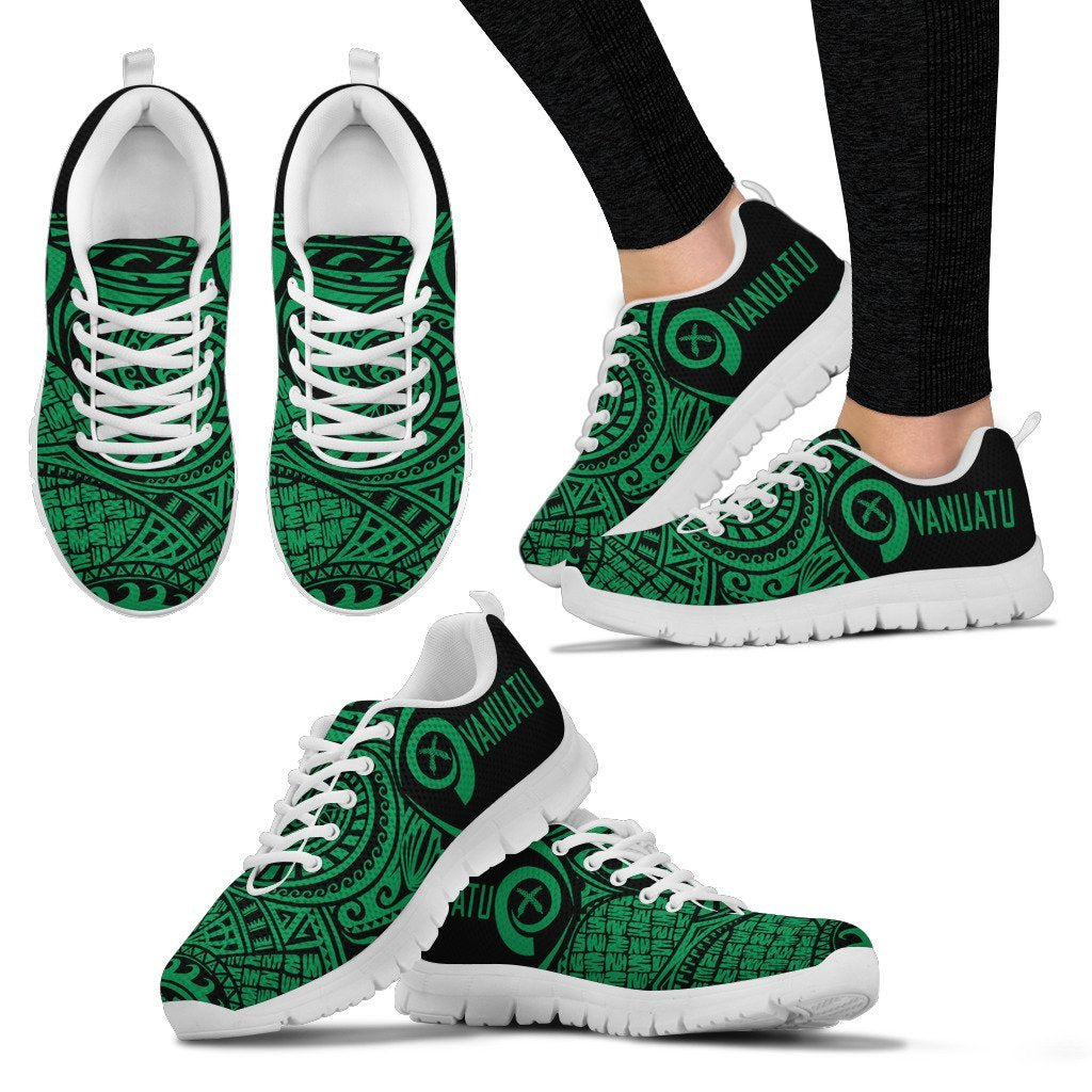 Vanuatu Polynesian Sneakers - Circle Style 02 - Vibe Hoodie Shop