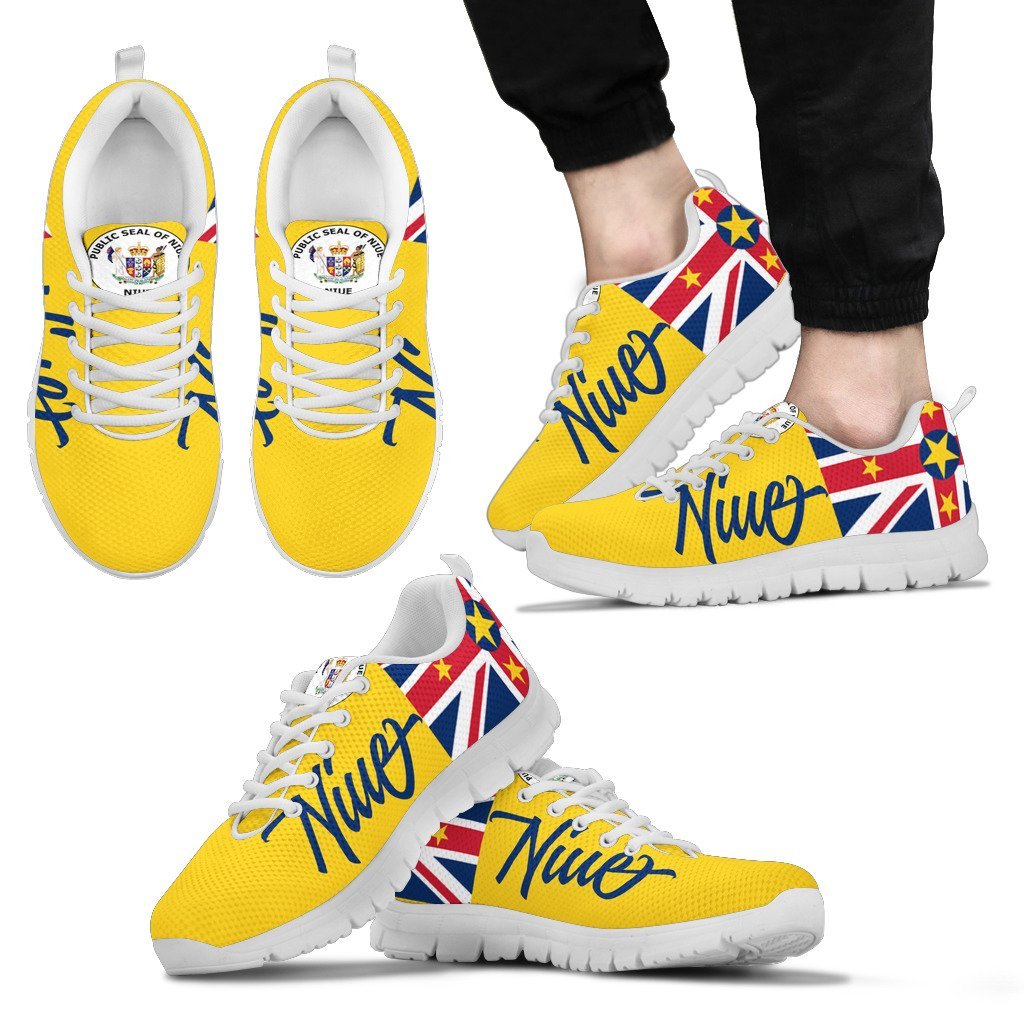 Niue Islands Love Men's / Women's Sneakers (Shoes) - Vibe Hoodie Shop