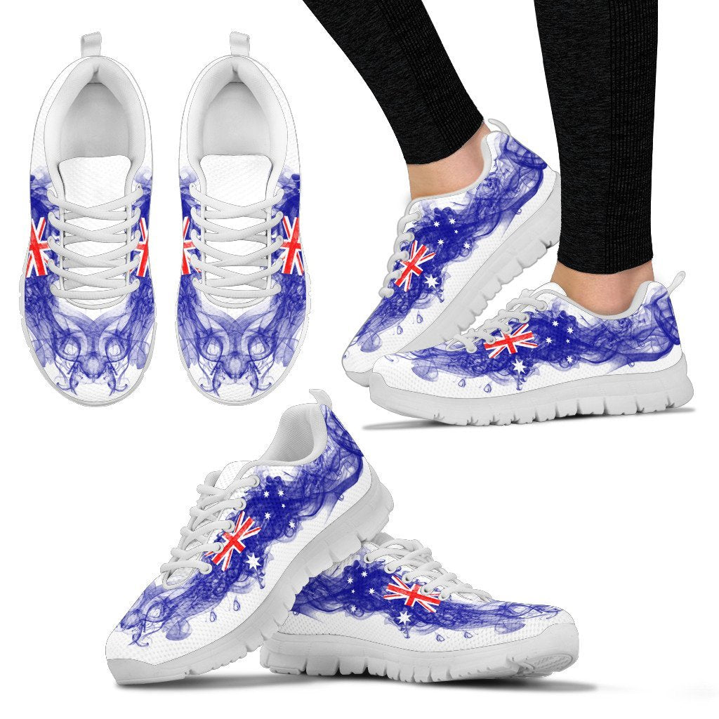 Sneakers - Aus Flag Shoes Smoke Style - Unisex - Vibe Hoodie Shop