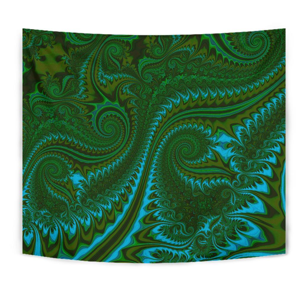 New Zealand Tapestry, Koru Fern - Abstract Style 02 - Vibe Hoodie Shop