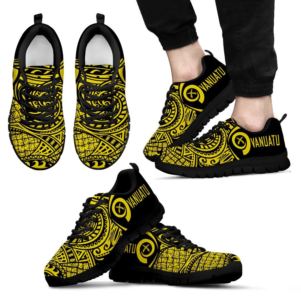 Vanuatu Polynesian Sneakers - Circle Style 06 - Vibe Hoodie Shop