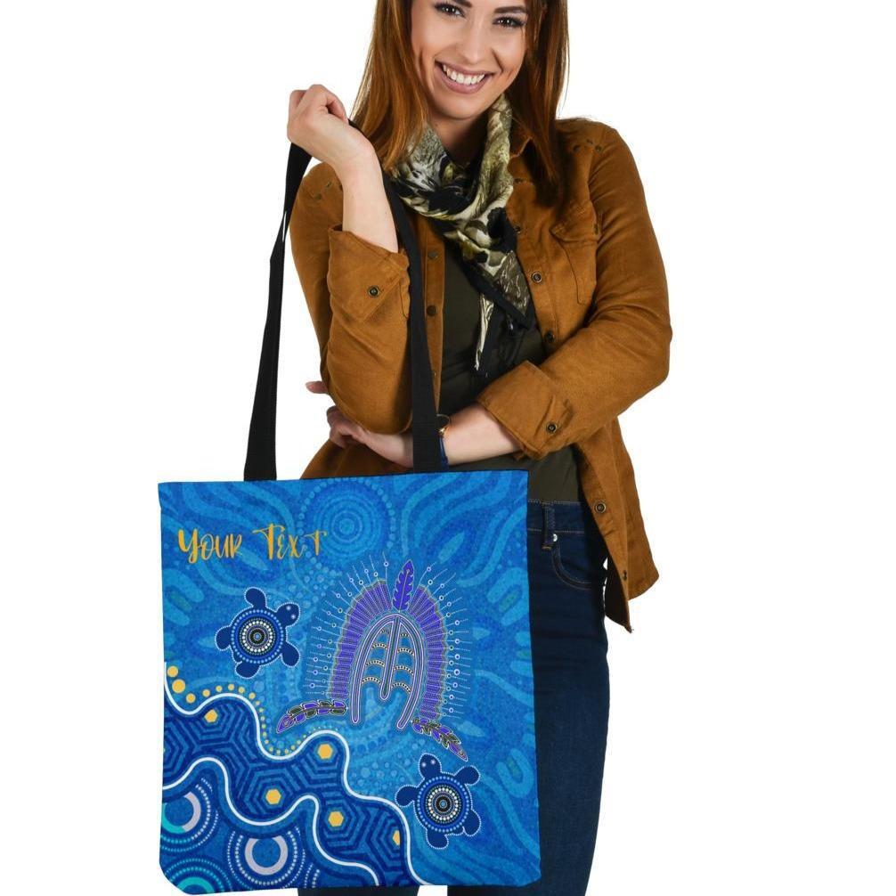 torres-strait-personalised-tote-bags-dhari-and-turtle