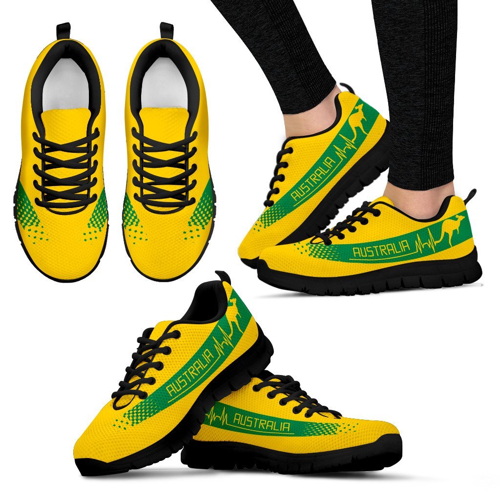 Sneakers - Kangaroo Shoes Heartbeat Australia Color - Vibe Hoodie Shop