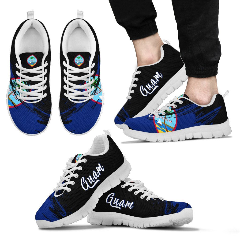 Guam Flag Sneakers - Art Style - Vibe Hoodie Shop