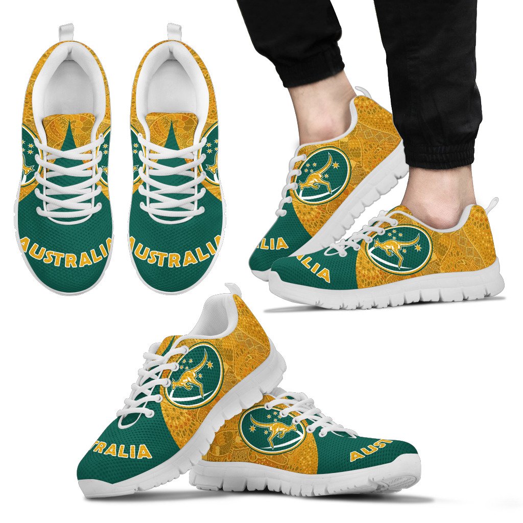 Sneakers - Australia Rugby Shoes Ball Sport Kangaroo - Unisex - Vibe Hoodie Shop