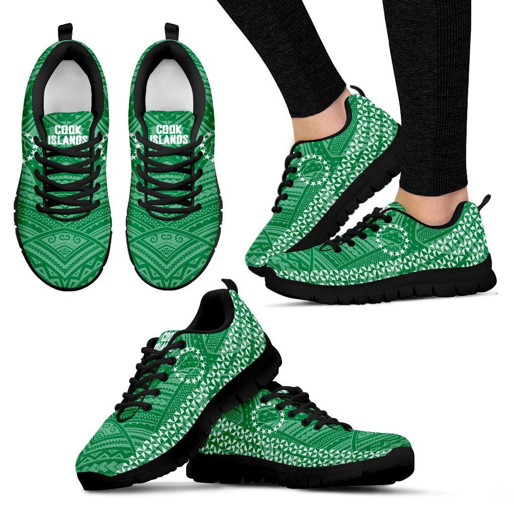 Cook Islands Polynesian Tribal Sneakers 04 - Vibe Hoodie Shop