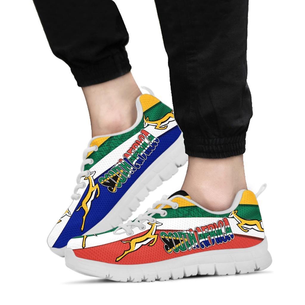 South Africa Sneakers Springboks Rugby Be Proud - Vibe Hoodie Shop