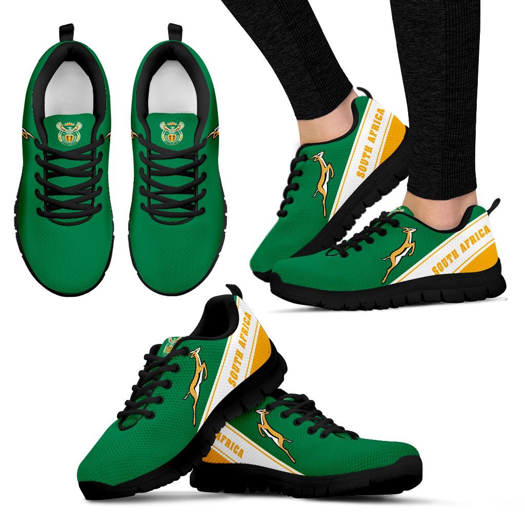 South Africa Springboks Sneakers - Line Style - Vibe Hoodie Shop