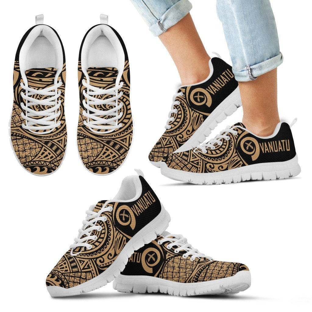 Vanuatu Polynesian Sneakers - Circle Style 03 - Vibe Hoodie Shop