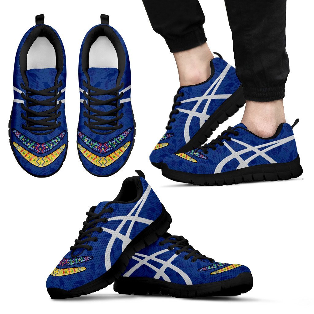 Australia Sneakers - Boomerang Patterns Shoes - Unisex - Vibe Hoodie Shop