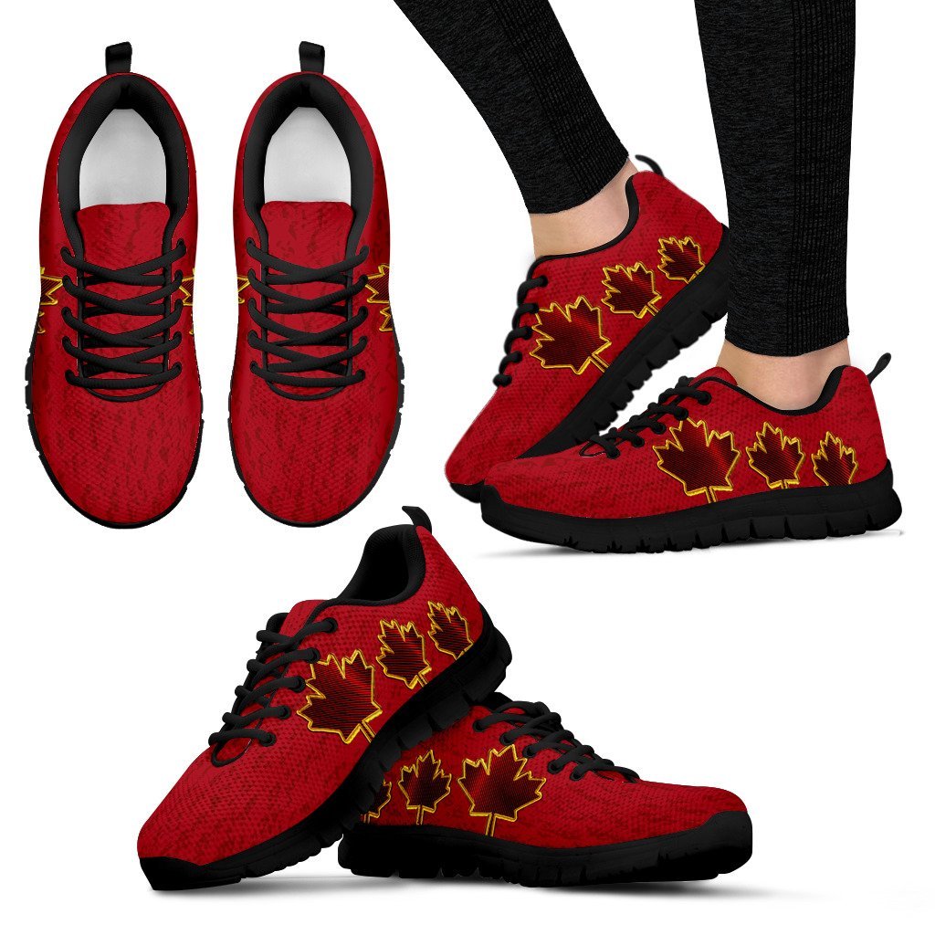 Canada Maple Leaf Sneakers - Vibe Hoodie Shop