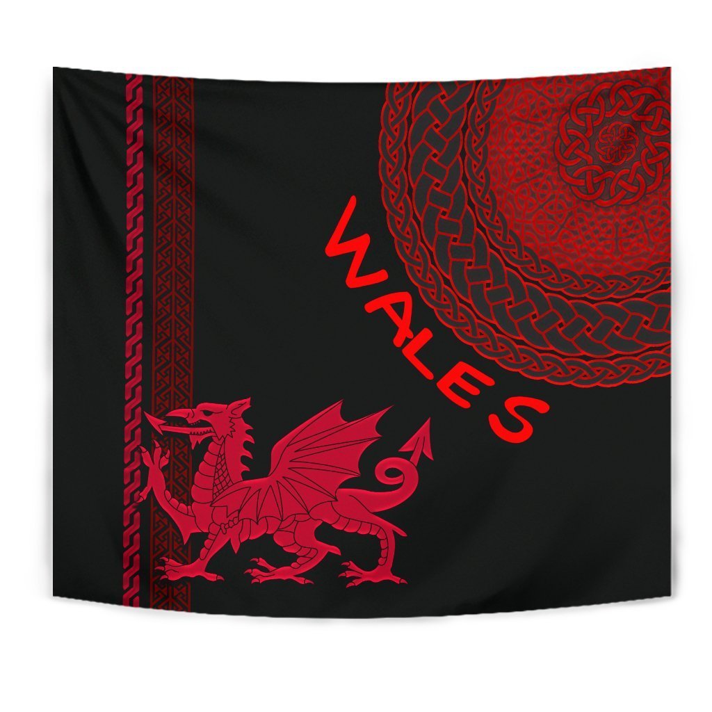 Wales Celtic Tapestry - Cymru and Celtic Pattern - Vibe Hoodie Shop