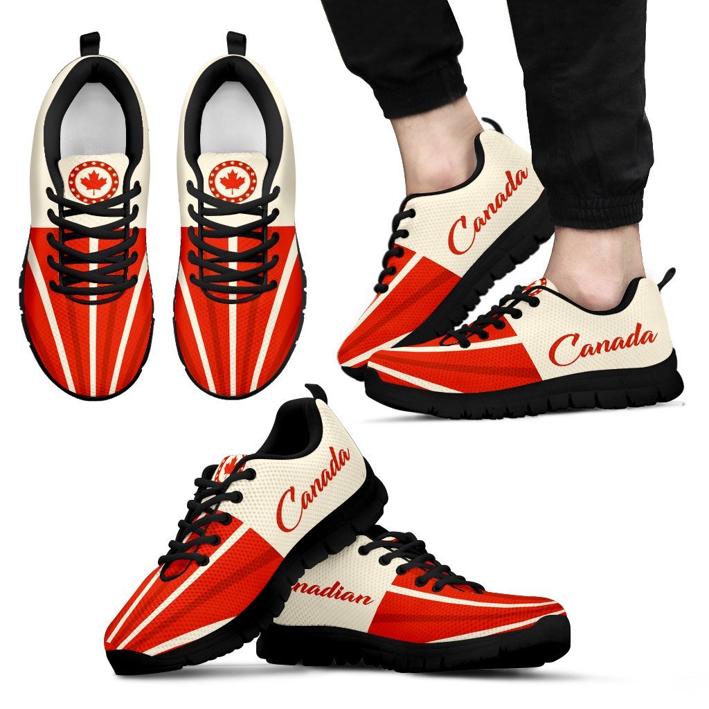 Canada Maple Leaf Sneakers 02 - Vibe Hoodie Shop