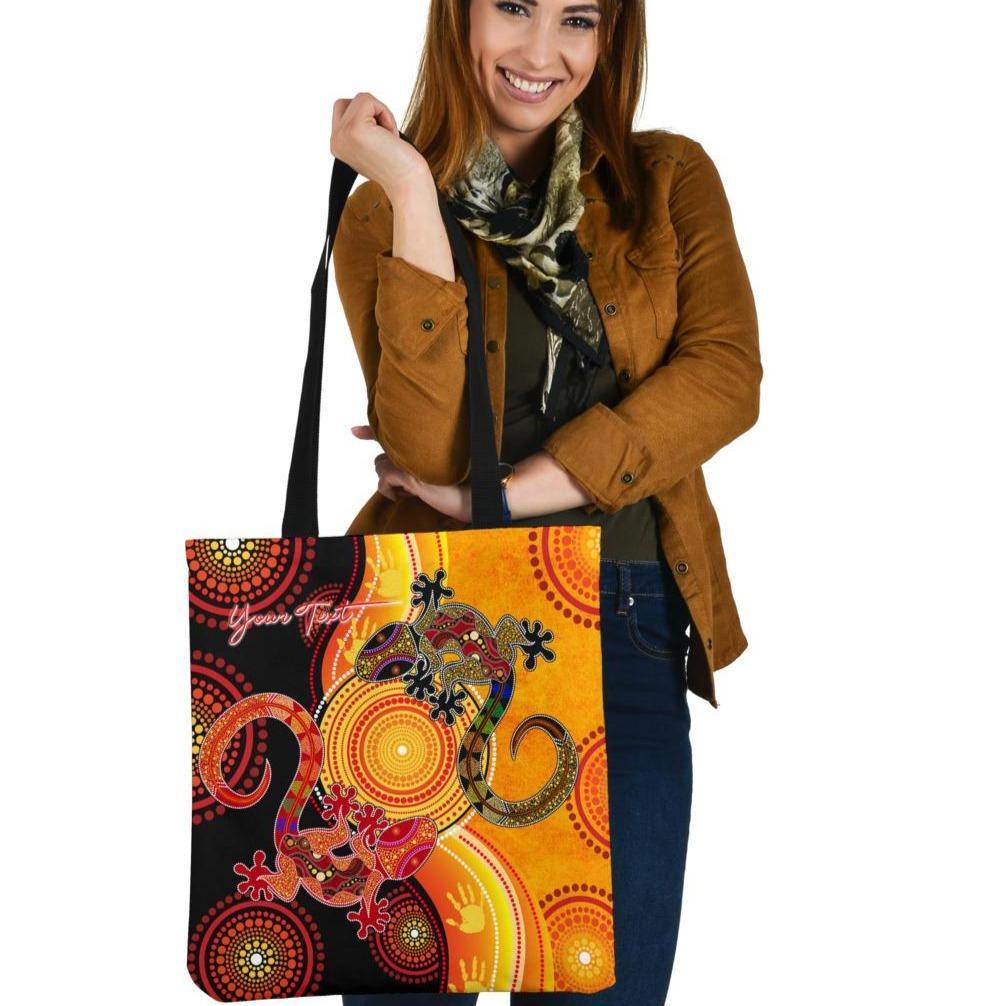 aboriginal-personalised-tote-bags-couple-aboriginal-lizards