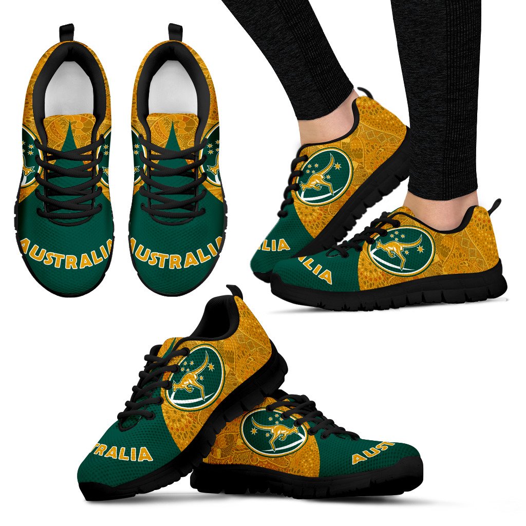 Sneakers - Australia Rugby Shoes Ball Sport Kangaroo - Unisex - Vibe Hoodie Shop