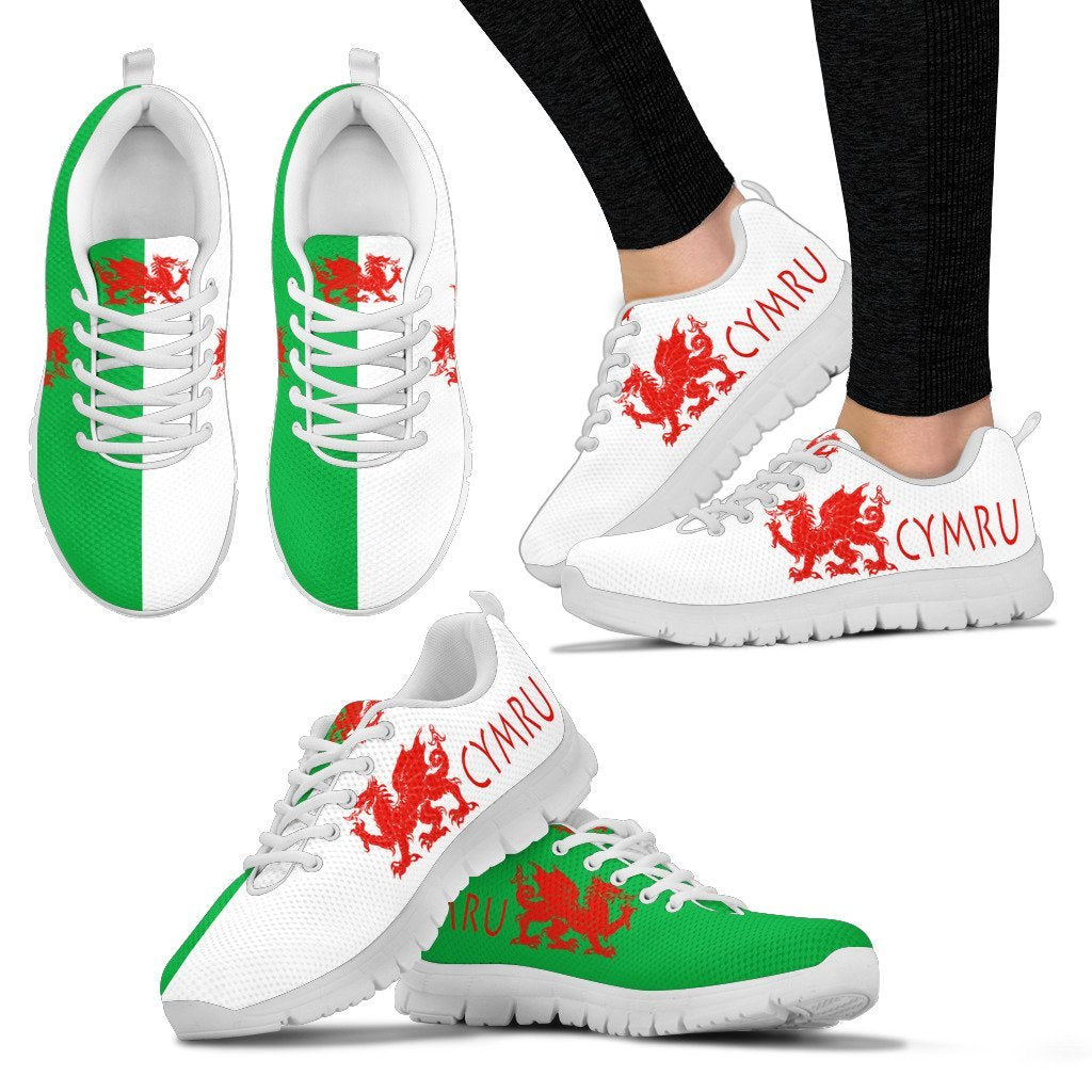 Wales - Cymru Men's / Women's Sneakers (Shoes) - Vibe Hoodie Shop