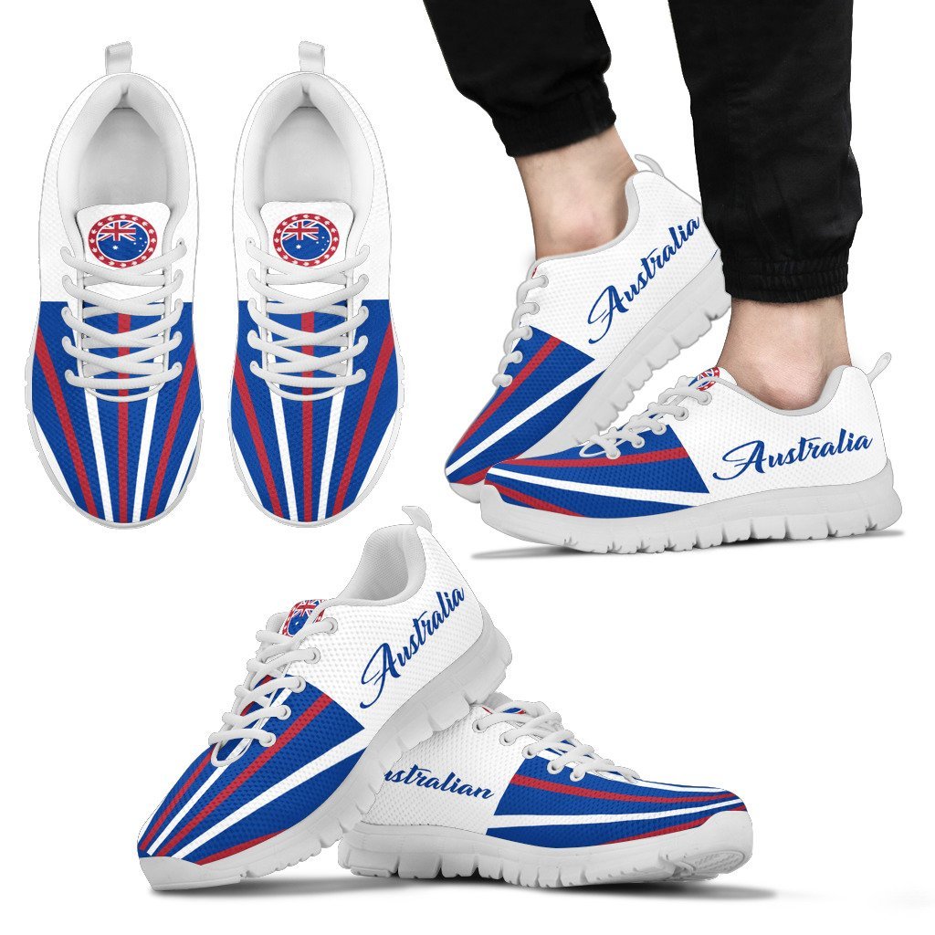 Sneakers - Aus Flag Shoes Australia Ver02 - Unisex - Vibe Hoodie Shop