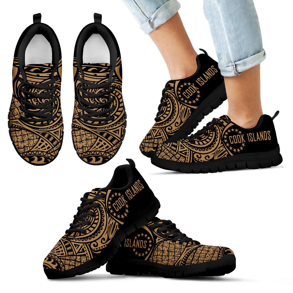 Cook Islands Polynesian Sneakers - Circle Style 06 - Vibe Hoodie Shop