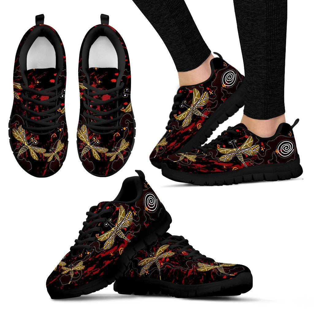 Sneakers - Dragonfly Shoes Patterns - Unisex - Vibe Hoodie Shop