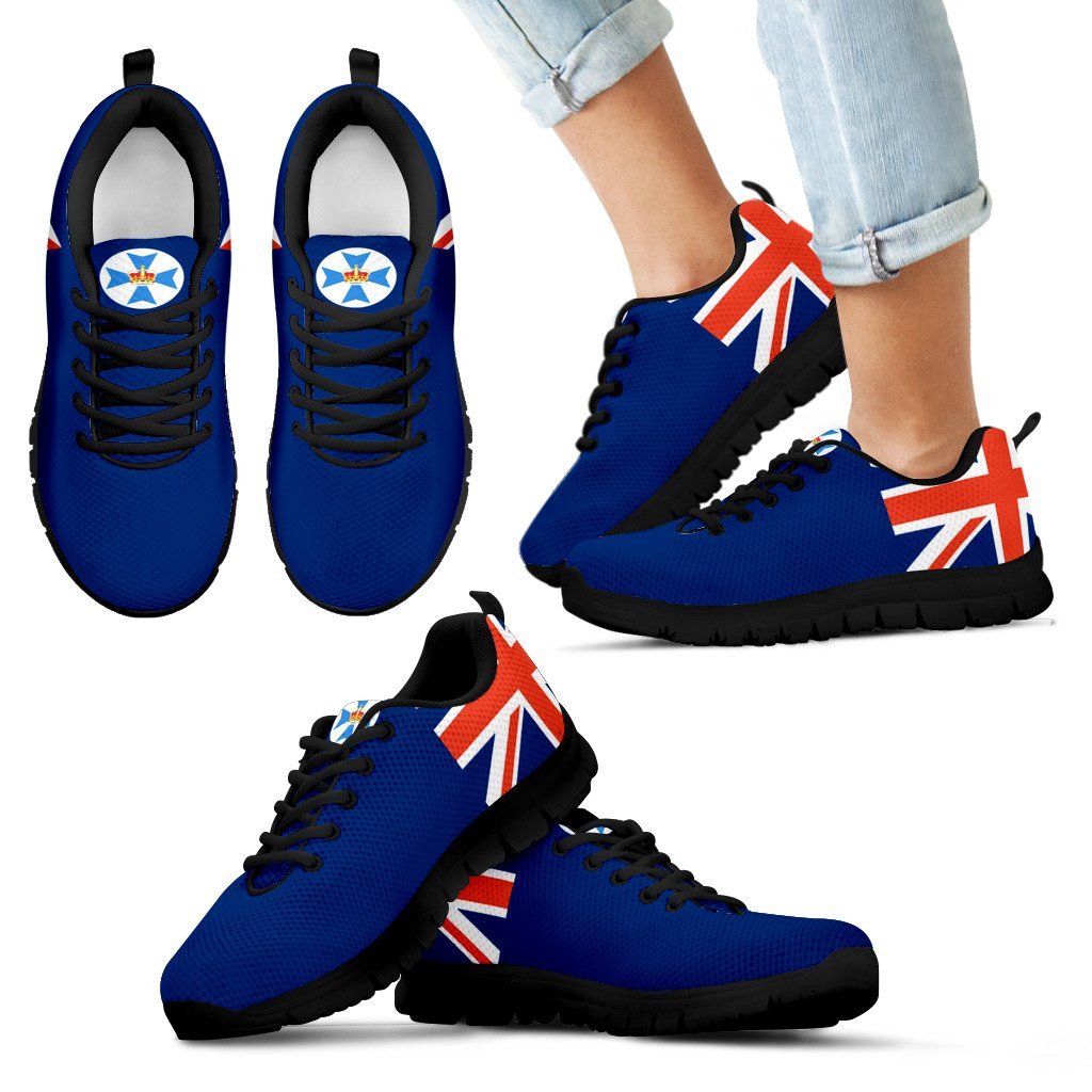 Sneakers - Aus Flag Shoes Queensland - Unisex - Vibe Hoodie Shop