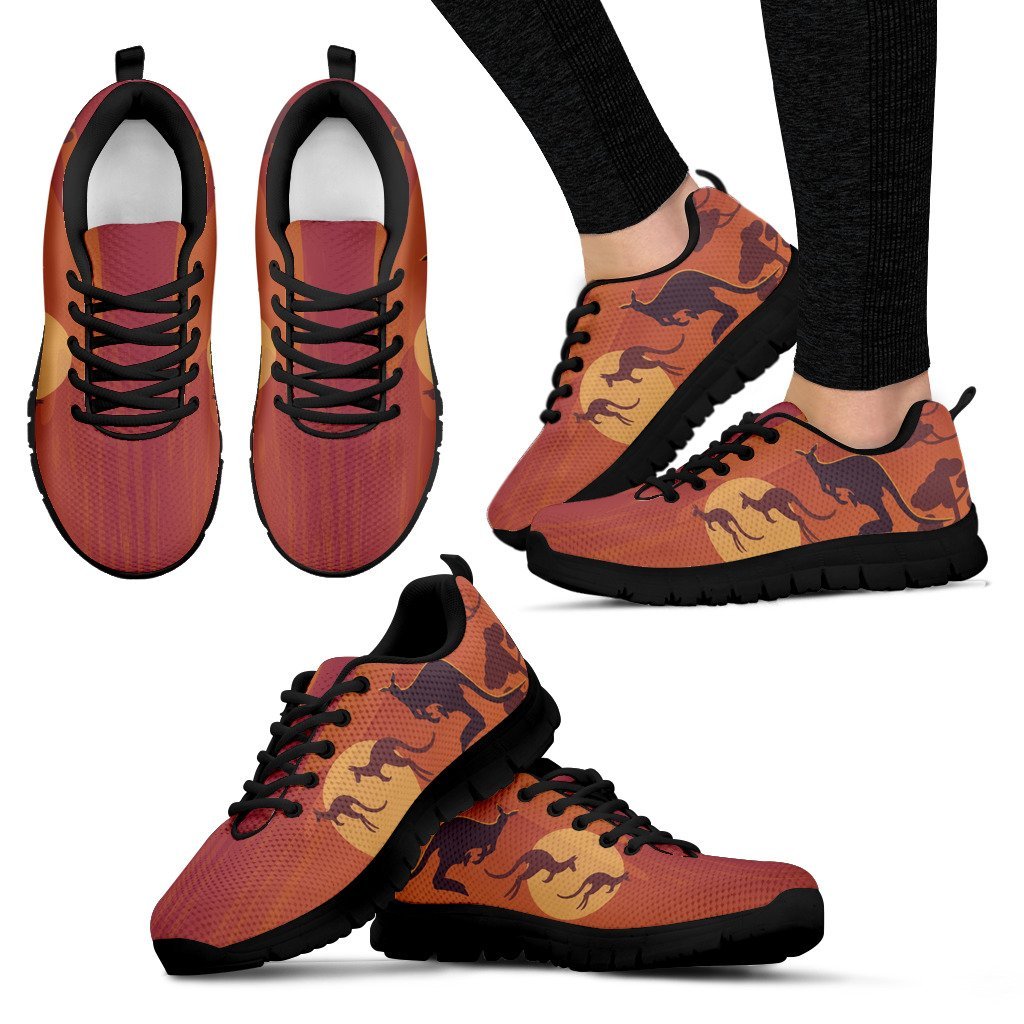 Sneakers - Kangaroo Shoes Sunset - Unisex - Vibe Hoodie Shop