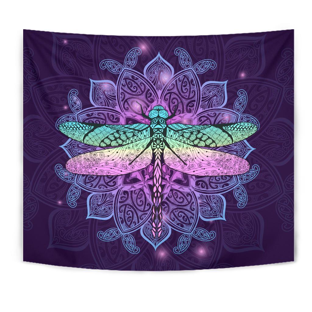 Maori Mandala Dragonfly Tapestry - Vibe Hoodie Shop