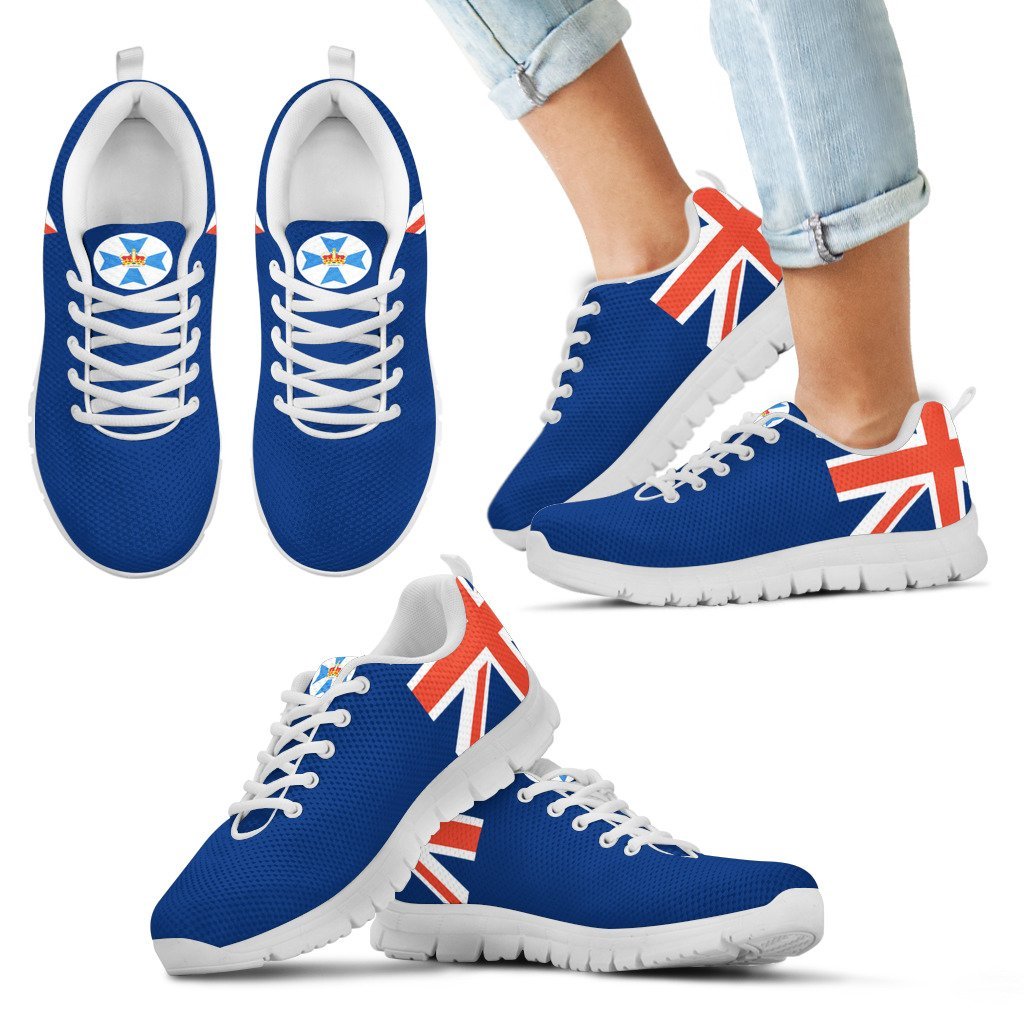 Sneakers - Aus Flag Shoes Queensland - Unisex - Vibe Hoodie Shop