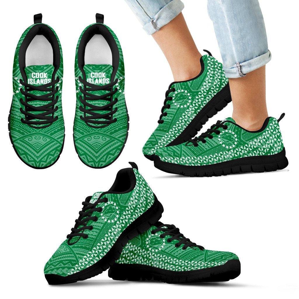 Cook Islands Polynesian Tribal Sneakers 04 - Vibe Hoodie Shop