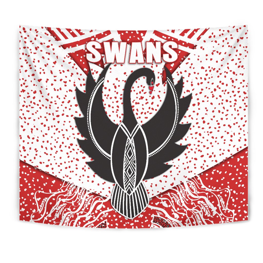 Sydney Tapestry Indigenous Swans - Vibe Hoodie Shop