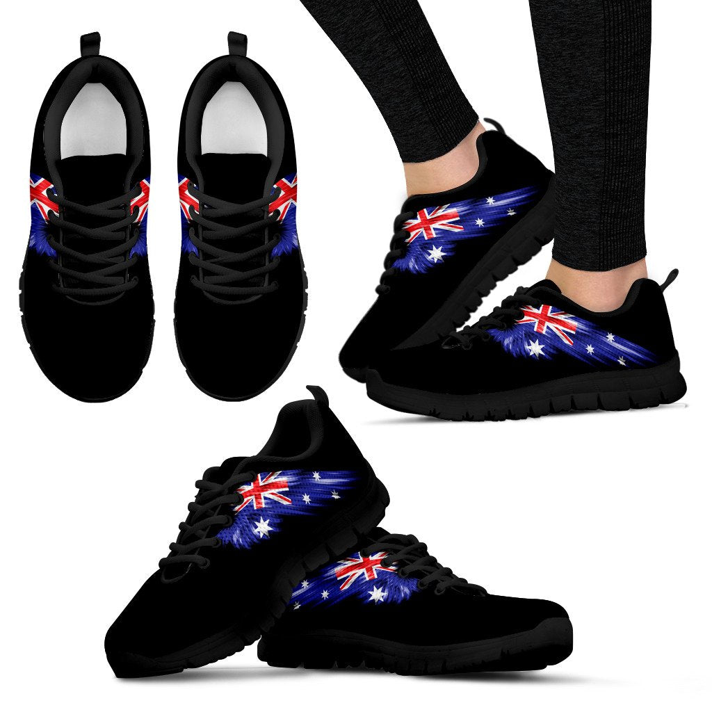 Australia Sneakers - Flag Wings Shoes Simple Design Unisex - Vibe Hoodie Shop