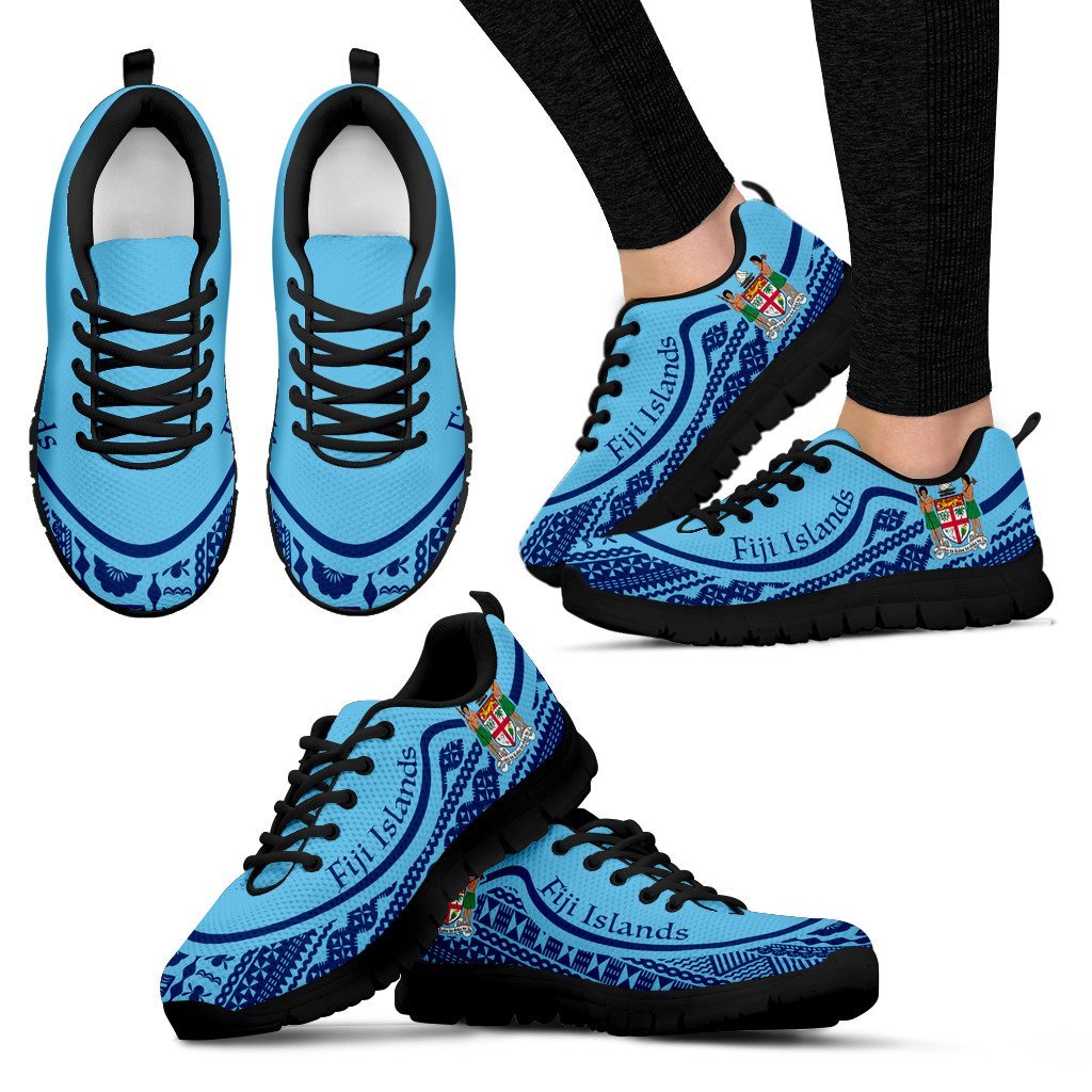 Fiji Islands Wave Sneakers Blue Color - Vibe Hoodie Shop