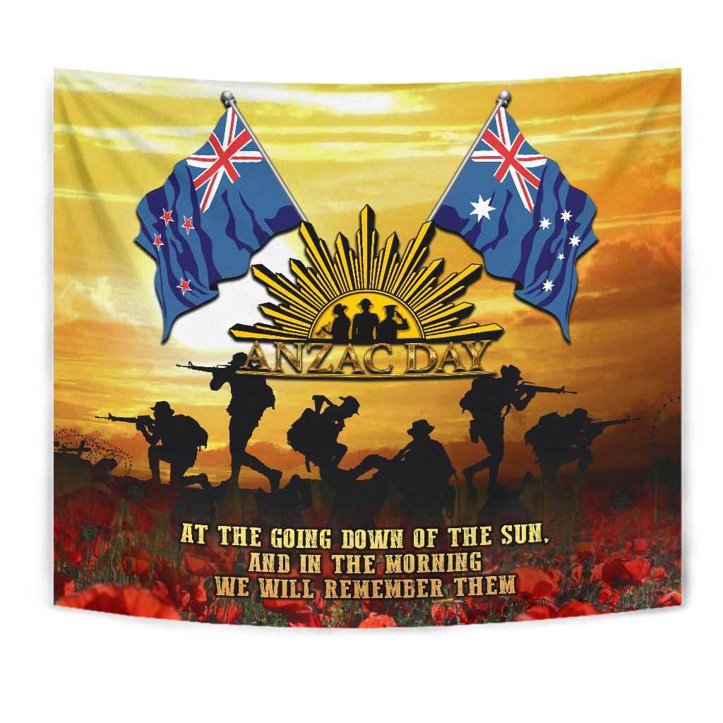 ANZAC Tapestry - Australian and New Zealand Army Corps - Vibe Hoodie Shop