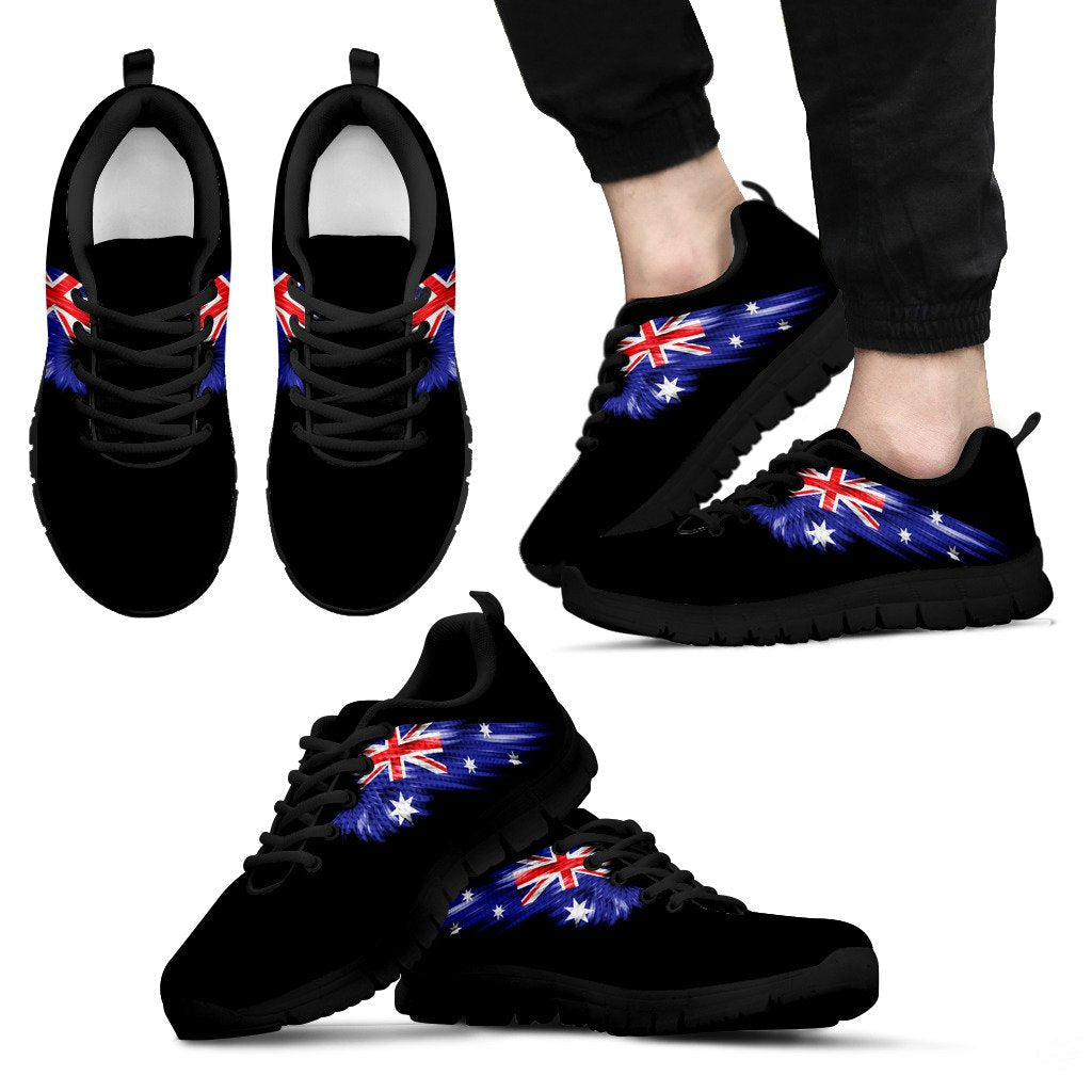 Australia Sneakers - Flag Wings Shoes Simple Design Unisex - Vibe Hoodie Shop