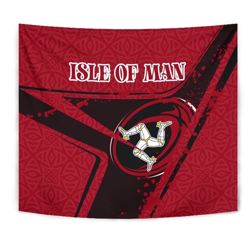 Isle Of Man Rugby Tapestry - Isle Of Man Rugby - Vibe Hoodie Shop