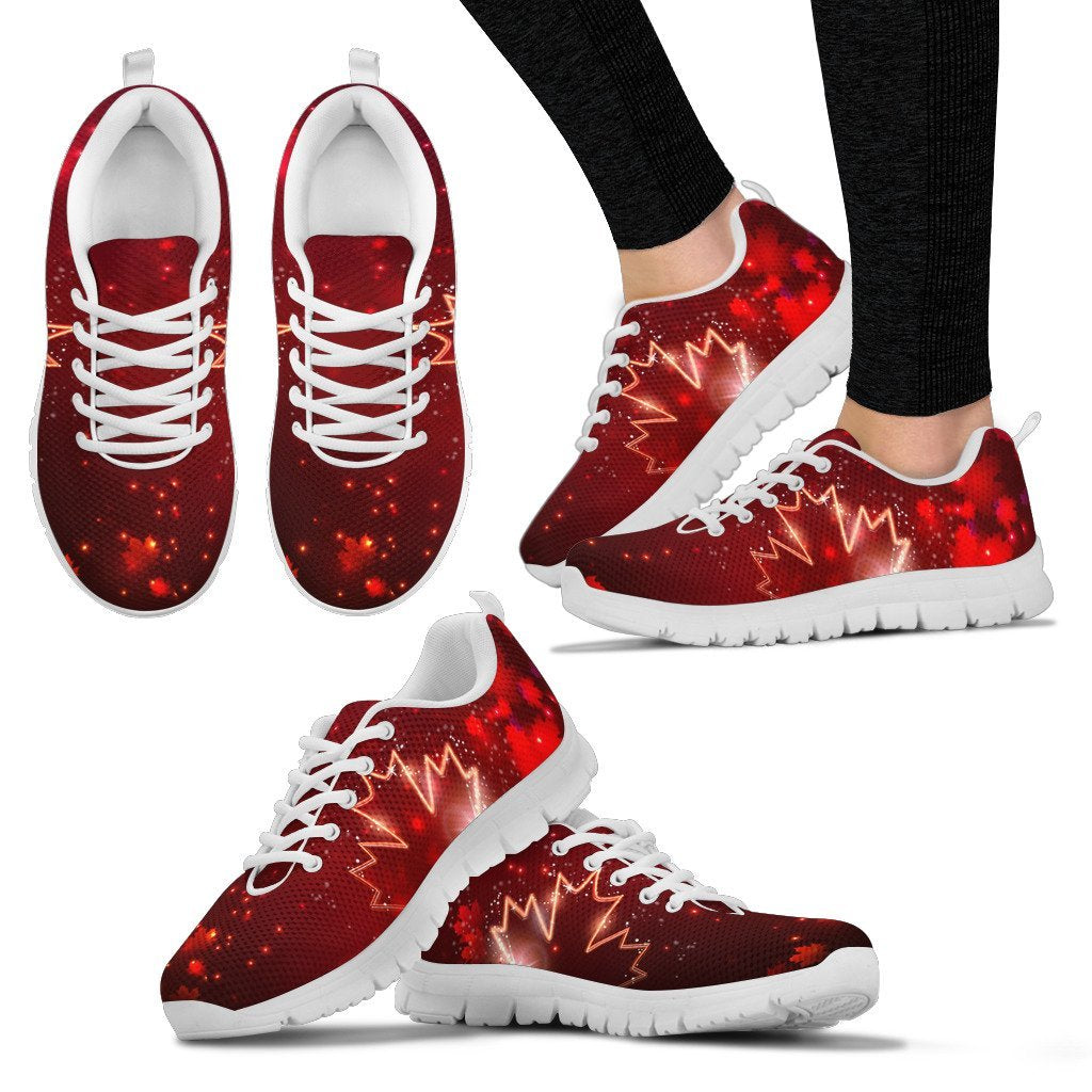 Canada Lighten Maple Leaf Sneakers - Vibe Hoodie Shop