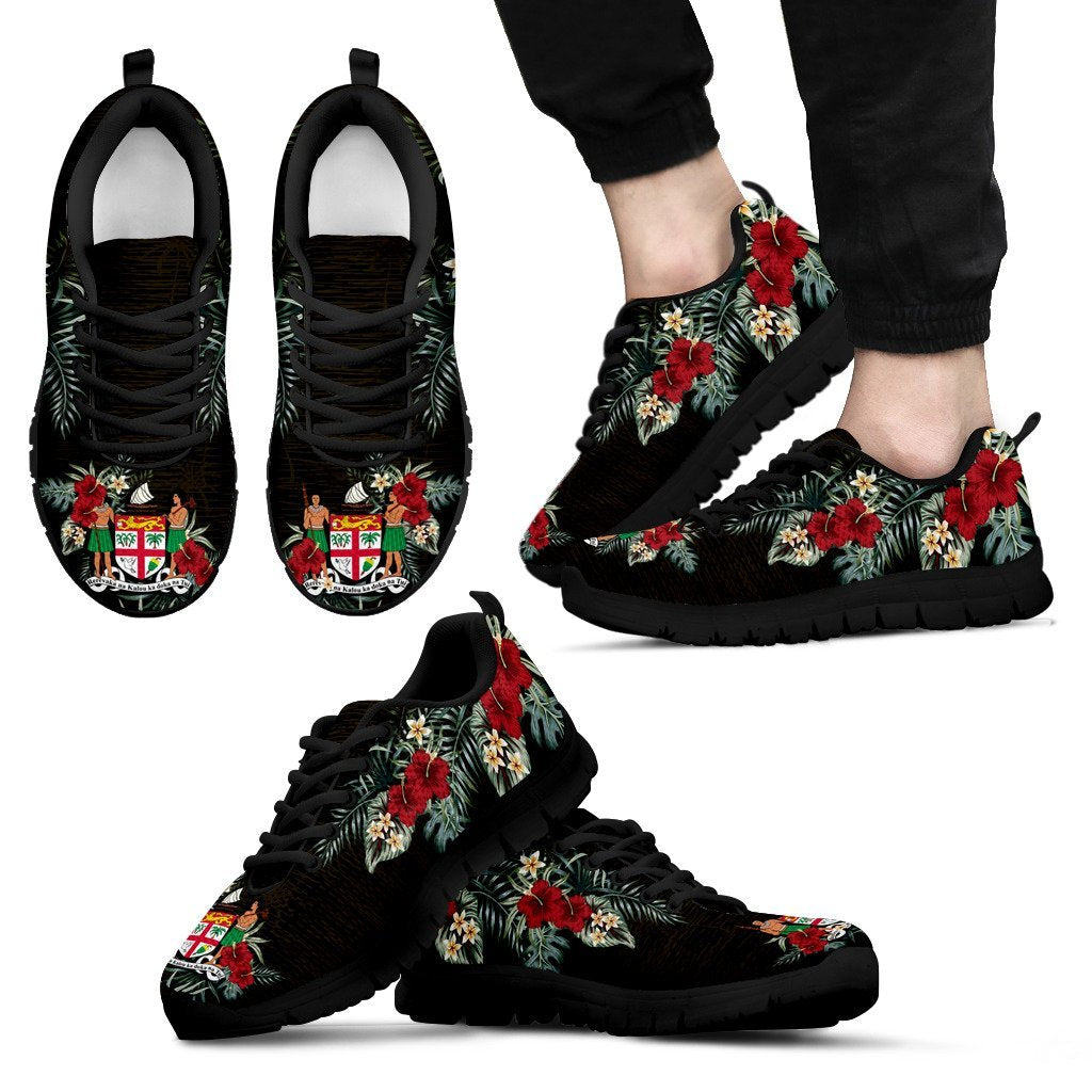 Fiji Hibiscus Sneakers - Vibe Hoodie Shop